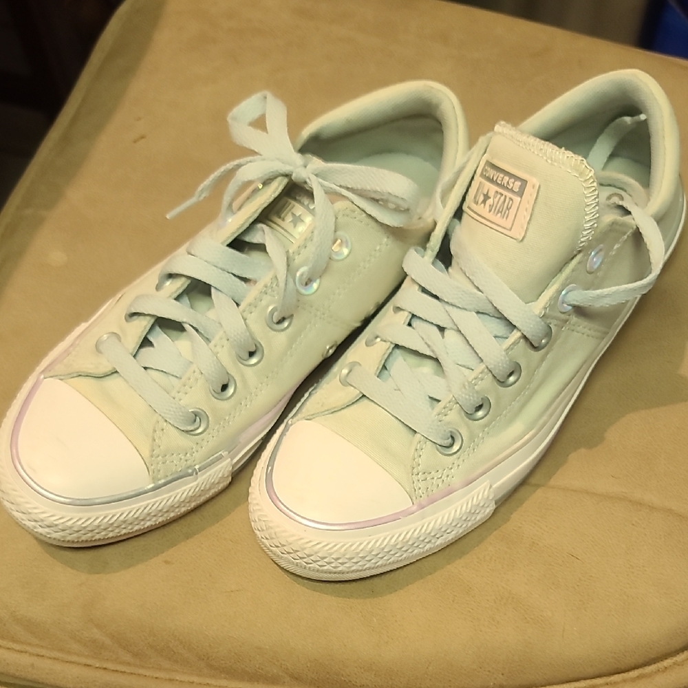 Converse All Star Pastel Green Canvas Shoes